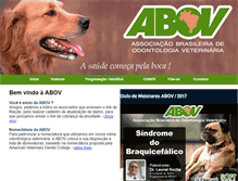 Tablet Screenshot of abov.org.br